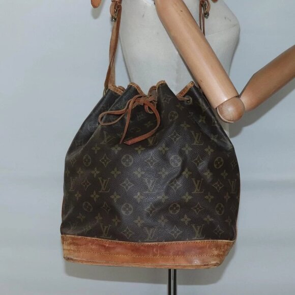 LOUIS VUITTON Monogram Noe Shoulder Bag M42224 LV Auth 139862 - Picture 1 of 16